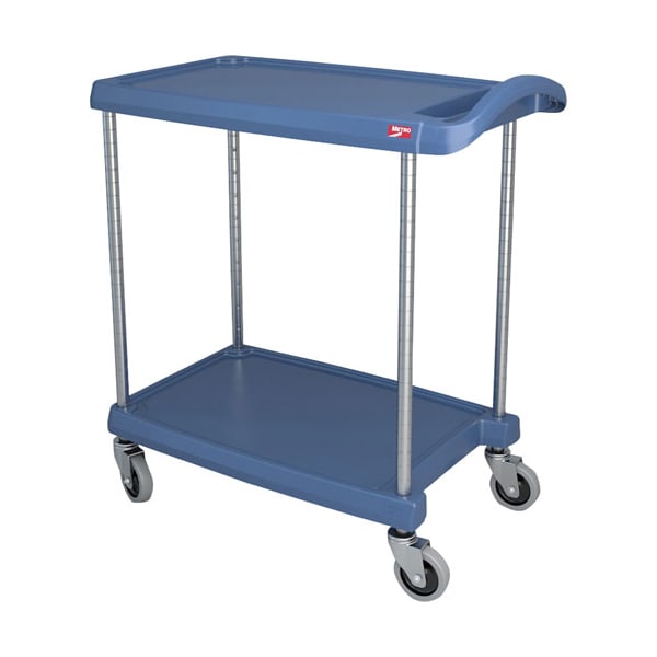 Cart, Utility, 2 Shelf, Blue For Intermetro - Part No Bc1627-24Mb
